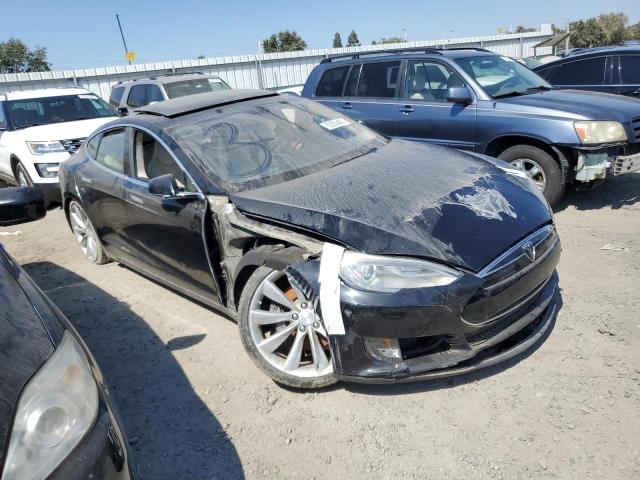 5YJSA1DN7CFS00798 - 2012 TESLA MODEL S BLACK photo 4