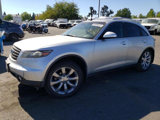 JNRBS08W05X401171 - 2005 INFINITI FX45 SILVER photo 1