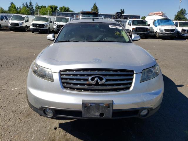 JNRBS08W05X401171 - 2005 INFINITI FX45 SILVER photo 5