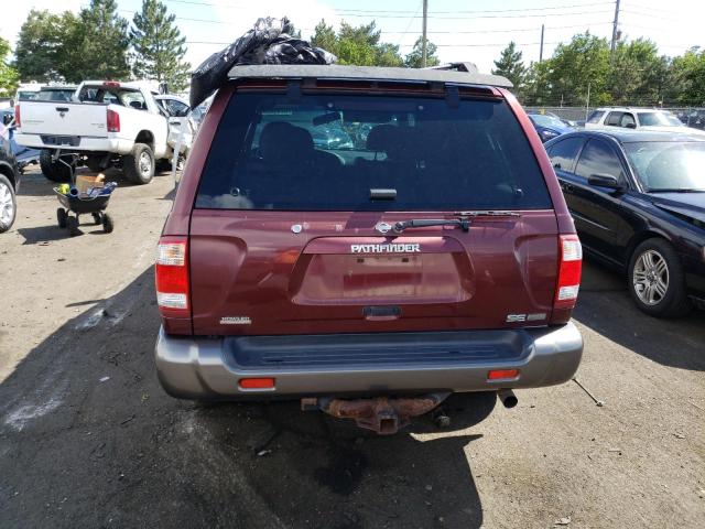 JN8DR09Y01W604957 - 2001 NISSAN PATHFINDER LE BURGUNDY photo 6