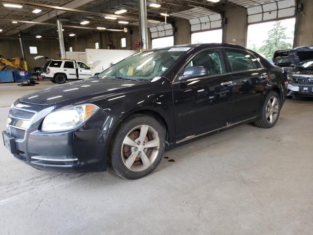 1G1ZC5E00CF177209 - 2012 CHEVROLET MALIBU 1LT BLACK photo 1