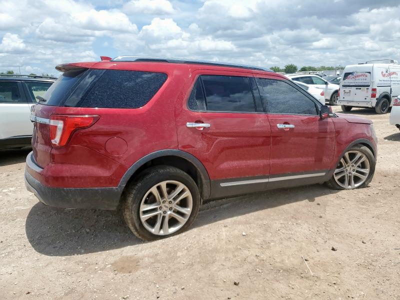 1FM5K7F81HGB14089 - 2017 FORD EXPLORER LIMITED MAROON photo 3
