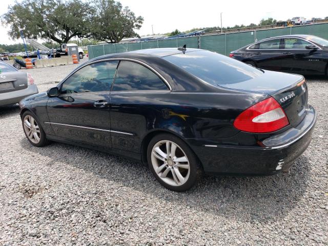 WDBTJ56H67F226179 - 2007 MERCEDES-BENZ CLK 350 BLACK photo 2