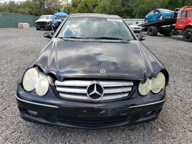 WDBTJ56H67F226179 - 2007 MERCEDES-BENZ CLK 350 BLACK photo 5