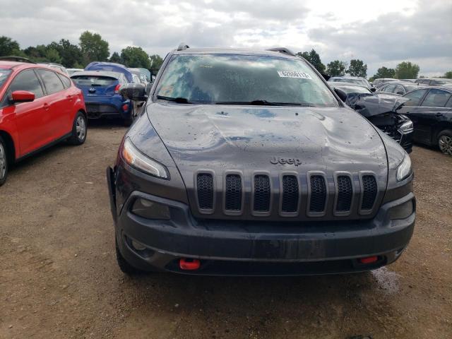 1C4PJMBS1HW595645 - 2017 JEEP CHEROKEE TRAILHAWK GRAY photo 5