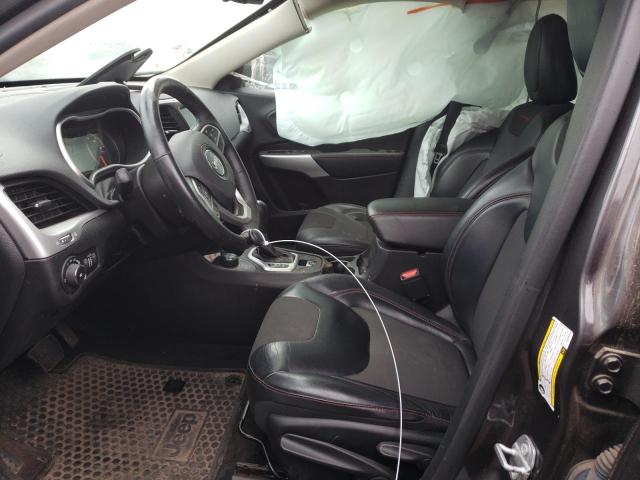 1C4PJMBS1HW595645 - 2017 JEEP CHEROKEE TRAILHAWK GRAY photo 7