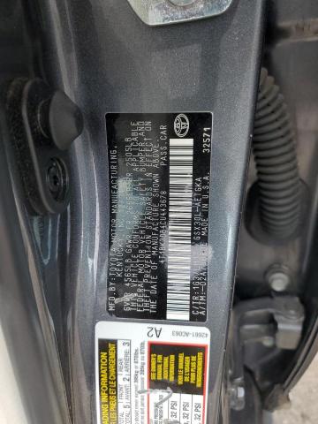 4T1BK3DB4CU443678 - 2012 TOYOTA AVALON BASE GRAY photo 13