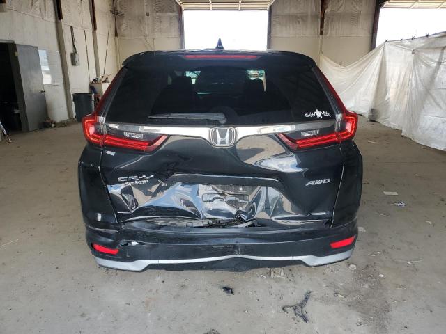 5J6RW2H85ML025387 - 2021 HONDA CR-V EXL BLACK photo 6