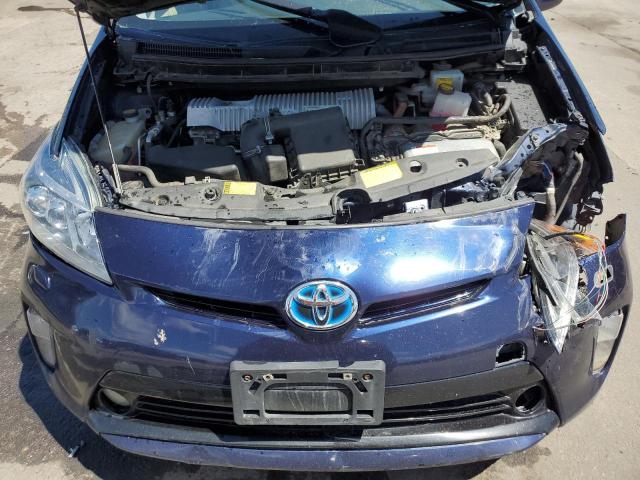 JTDKN3DU1C1499995 - 2012 TOYOTA PRIUS BLUE photo 11