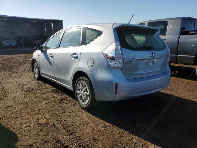 JTDZN3EU6EJ011625 - 2014 TOYOTA PRIUS V SILVER photo 2