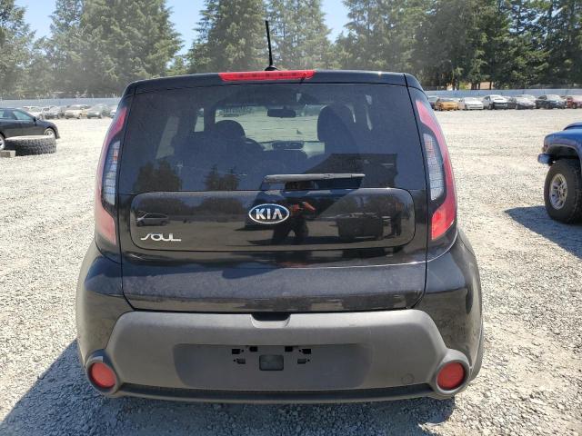 KNDJN2A22F7230320 - 2015 KIA SOUL BLACK photo 6