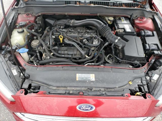 3FA6P0HR3DR233228 - 2013 FORD FUSION SE RED photo 11