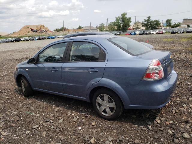 KL1TD56637B097159 - 2007 CHEVROLET AVEO BASE Mavi foto 2