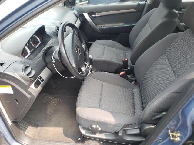 KL1TD56637B097159 - 2007 CHEVROLET AVEO BASE Mavi foto 7
