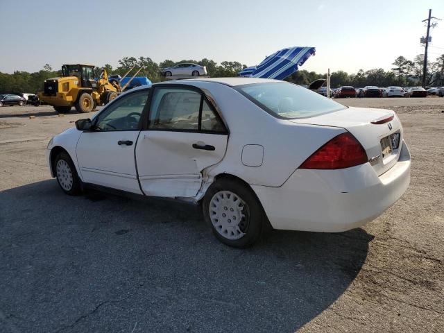 1HGCM56186A025974 - 2006 HONDA ACCORD VALUE WHITE photo 2