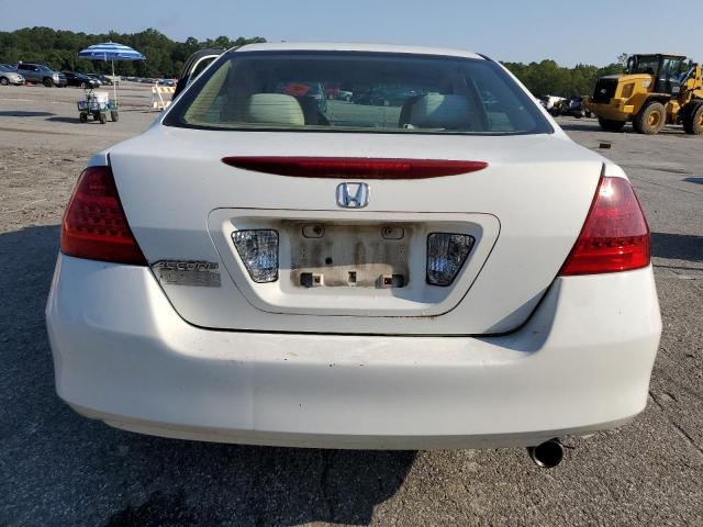 1HGCM56186A025974 - 2006 HONDA ACCORD VALUE WHITE photo 6