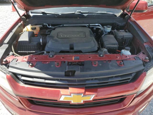 1GCGTDE32G1185415 - 2016 CHEVROLET COLORADO Z71 RED photo 11
