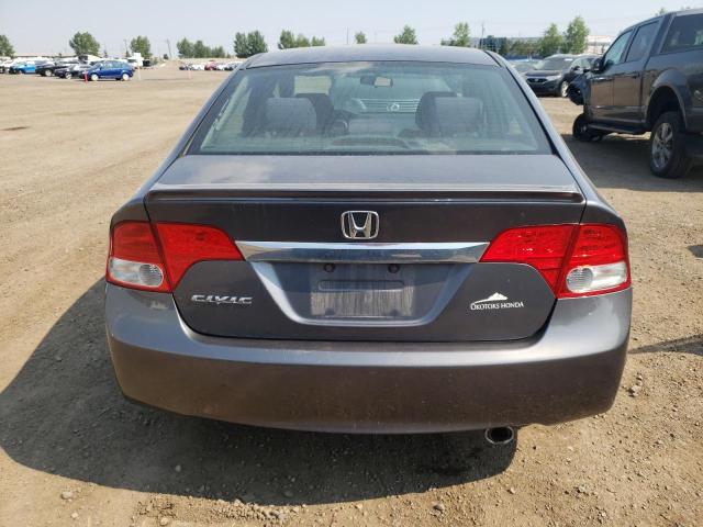 2HGFA1F63BH001670 - 2011 HONDA CIVIC LX-S GRAY photo 6