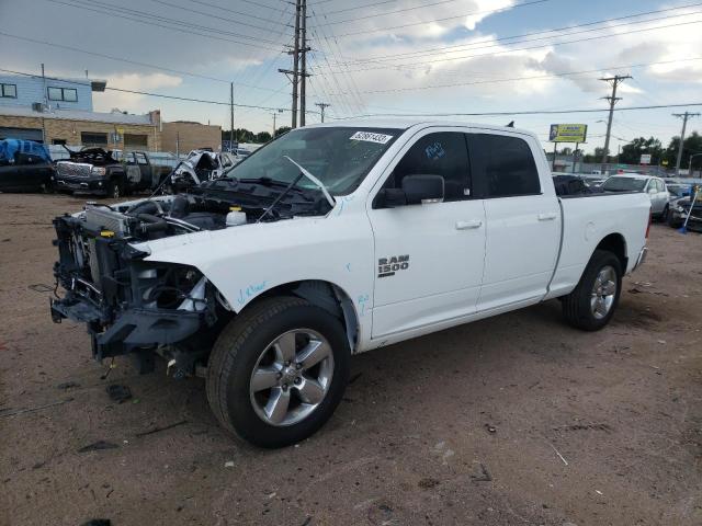 1C6RR7TT0KS606490 - 2019 RAM 1500 CLASS SLT WHITE photo 1