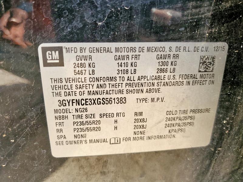 3GYFNCE3XGS561383 - 2016 CADILLAC SRX PERFORMANCE COLLECTION Grau Foto 13