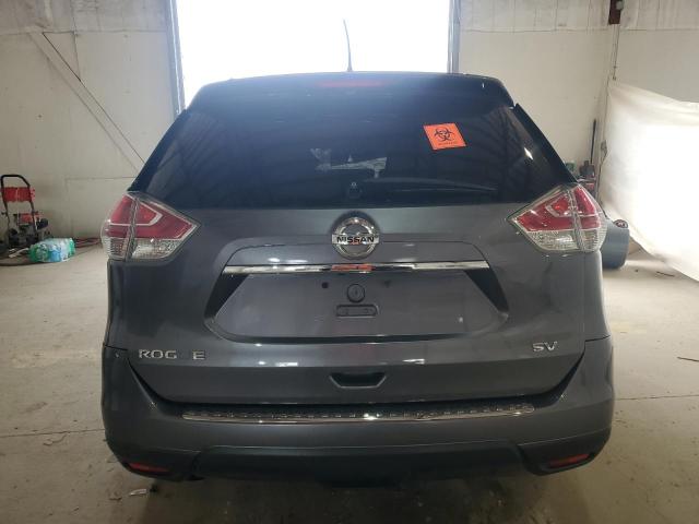 KNMAT2MT2GP678794 - 2016 NISSAN ROGUE S GRAY photo 6