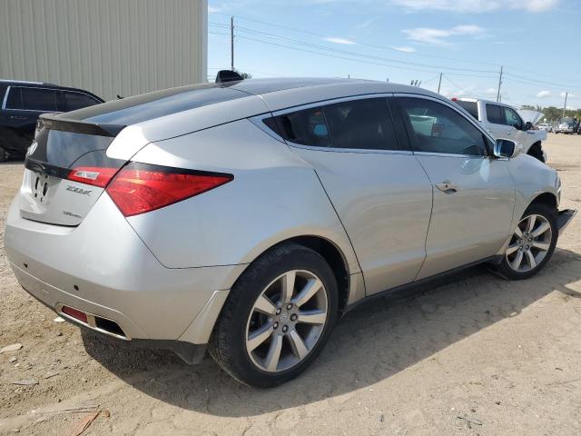 2HNYB1H4XCH500736 - 2012 ACURA ZDX TECHNOLOGY SILVER photo 3