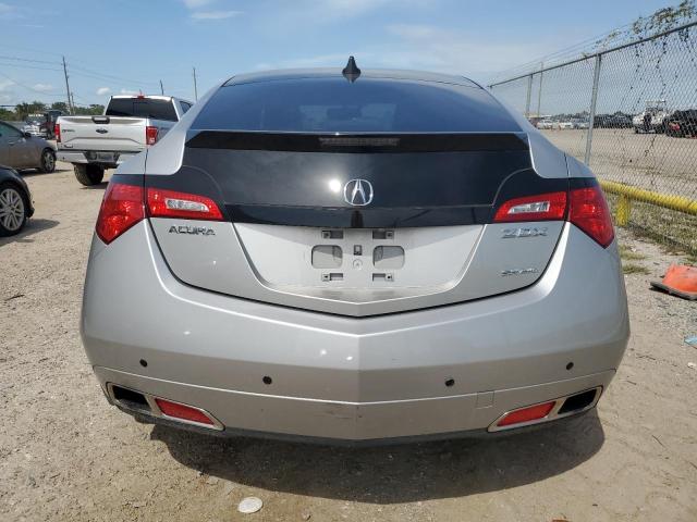 2HNYB1H4XCH500736 - 2012 ACURA ZDX TECHNOLOGY SILVER photo 6