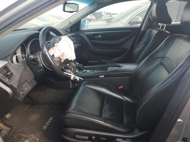 2HNYB1H4XCH500736 - 2012 ACURA ZDX TECHNOLOGY SILVER photo 7