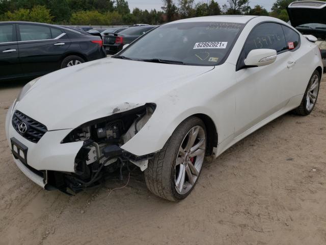 KMHHU6KH7AU006946 - 2010 HYUNDAI GENESIS CO 3.8L WHITE photo 2