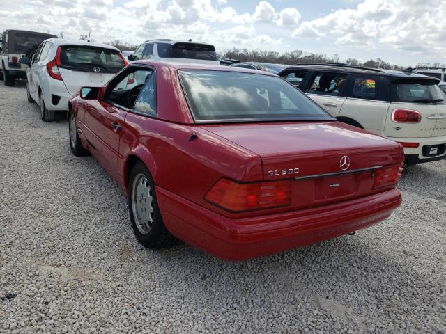 WDBFA67F4TF138435 - 1996 MERCEDES-BENZ SL 500 RED photo 3