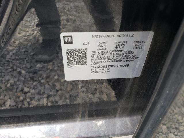 1G1ZD5ST6PF138285 - 2023 CHEVROLET MALIBU LT 黑色 照片 13