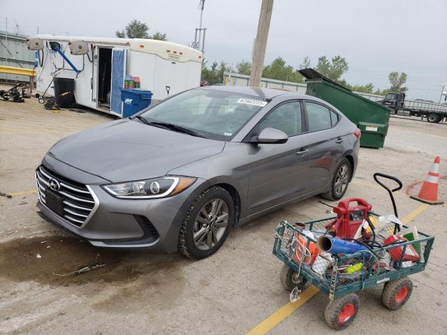 5NPD84LF6JH297118 - 2018 HYUNDAI ELANTRA SEL GRAY photo 1