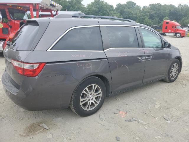 5FNRL5H60CB123825 - 2012 HONDA ODYSSEY EXL GRAY photo 3