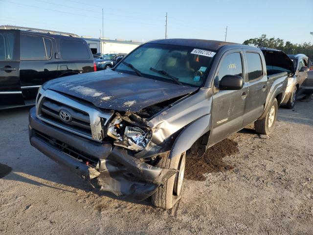 3TMJU4GN1AM097032 - 2010 TOYOTA TACOMA DOUBLE CAB PRERUNNER GRAY photo 1