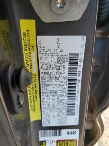 3TMJU4GN1AM097032 - 2010 TOYOTA TACOMA DOUBLE CAB PRERUNNER GRAY photo 12