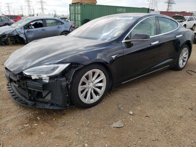 5YJSA1E21JF245236 - 2018 TESLA MODEL S Negro foto 1
