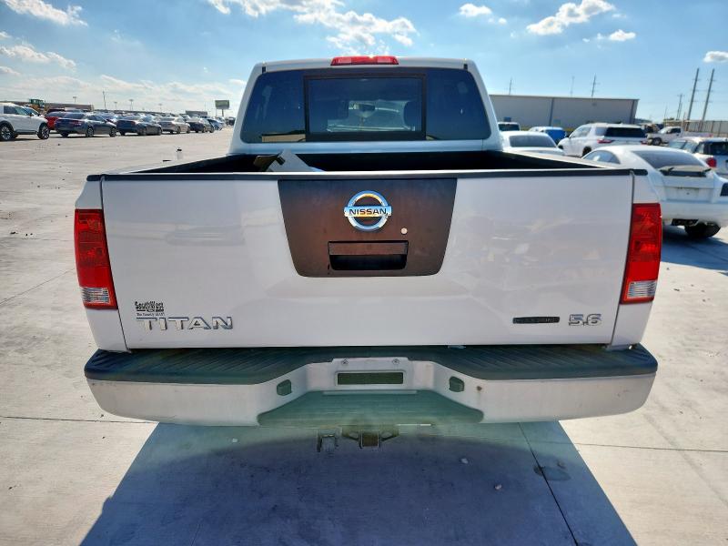 1N6BA0EK2AN305940 - 2010 NISSAN TITAN XE WHITE photo 6
