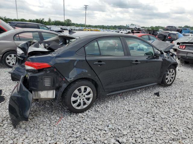 5YFEPMAE2NP381253 - 2022 TOYOTA COROLLA LE BLACK photo 3