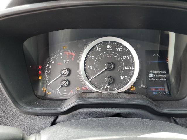 5YFEPMAE2NP381253 - 2022 TOYOTA COROLLA LE BLACK photo 9