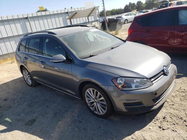 3VWCA7AUXFM520147 - 2015 VOLKSWAGEN GOLF SPORT TDI S GRAY photo 4