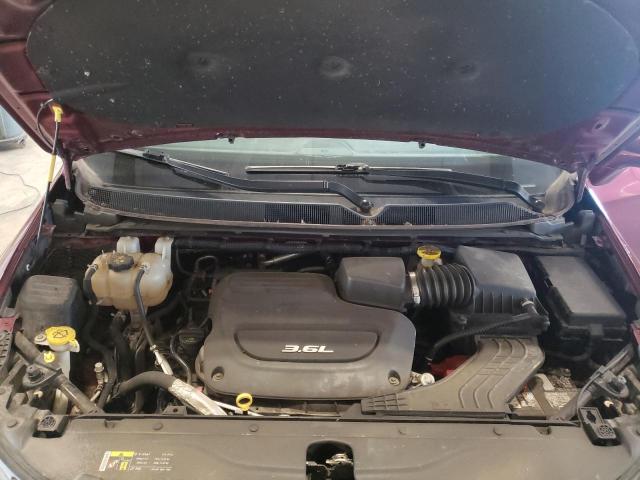 2C4RC1BG3HR576651 - 2017 CHRYSLER PACIFICA TOURING L მუქწითელი ფოტო 12