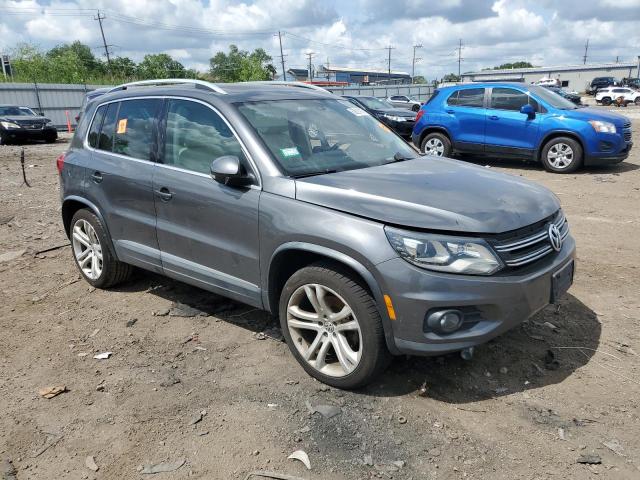 WVGAV3AXXDW612806 - 2013 VOLKSWAGEN TIGUAN S GRAY photo 4