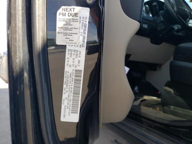 2C4RC1BG0CR282214 - 2012 CHRYSLER TOWN & COU TOURING 黑色 照片 10