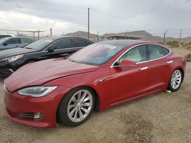 5YJSA1E28JF249588 - 2018 TESLA MODEL S RED photo 1