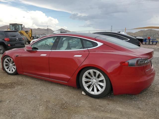 5YJSA1E28JF249588 - 2018 TESLA MODEL S RED photo 2