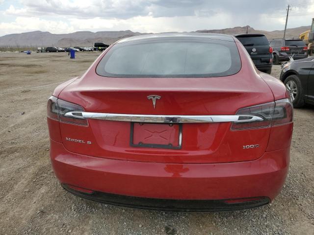 5YJSA1E28JF249588 - 2018 TESLA MODEL S RED photo 6