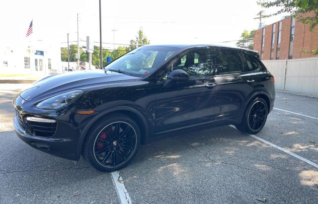 WP1AC2A28DLA91450 - 2013 PORSCHE CAYENNE TURBO BLACK photo 2