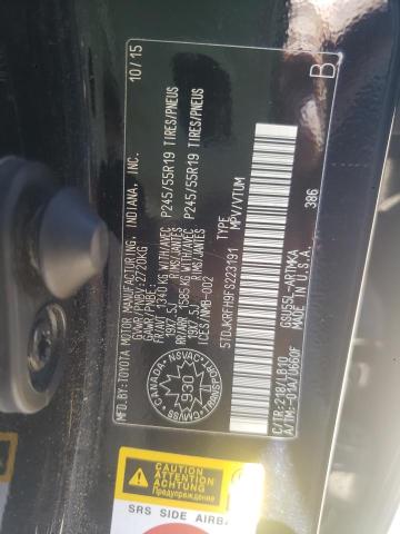 5TDJKRFH9FS223191 - 2015 TOYOTA HIGHLANDER XLE Qara foto 13