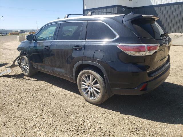 5TDJKRFH9FS223191 - 2015 TOYOTA HIGHLANDER XLE Qara foto 2