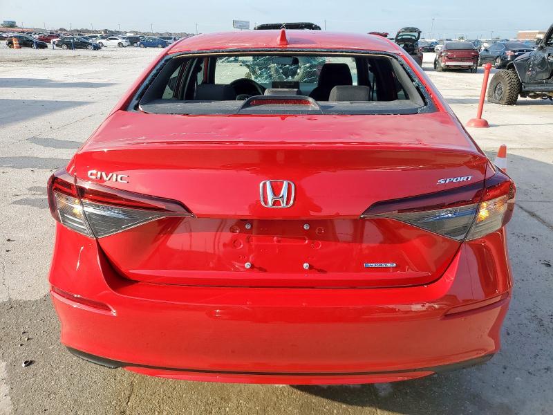 2HGFE4F86SH342553 - 2025 HONDA CIVIC SPORT 红色 照片 6